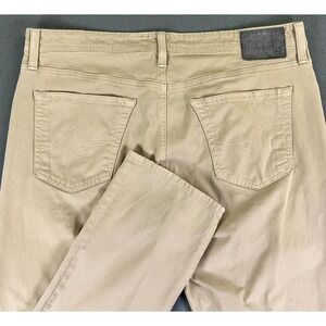 Adriano Goldschmied Pants Mens 38x32 Beige Everett Slim Straight Quiet Luxury